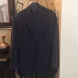 Polo by Ralph Lauren plaid 100% Virgin wool suit